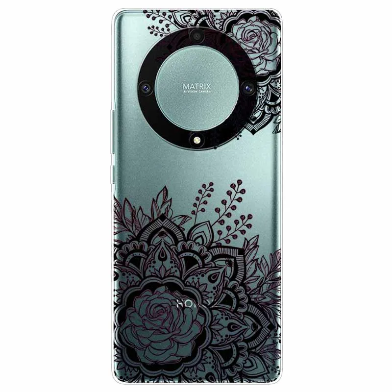 Transparent Cute Soft Silicone TPU Phone Case for Honor Magic 6 Lite 5G - Clear Protective Cover
