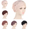 Women Hats Spring Summer Thin Bonnets for Women Designer Lace Flower Skullies Headscarf Hat Autumn Latest Turban Beanies Fashion 1