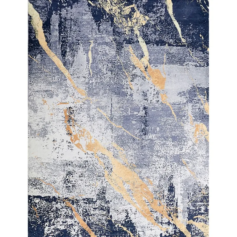 

Area Rug Carpets for Living Room Nordic Abstract Design Blue Carpet for Bedroom Apartment Gamer Room Decoration Home Furniture