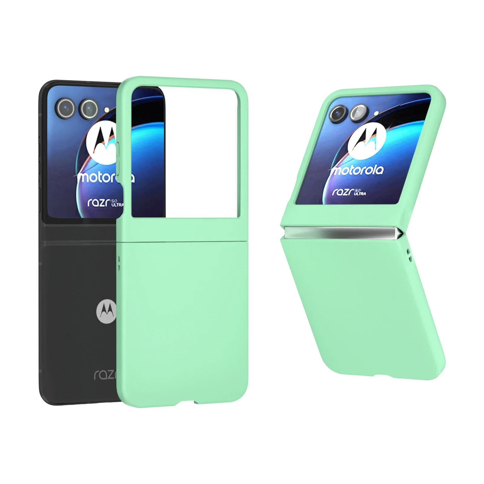 Ultrathin Skin Feel Candy Color Flip Case with Film Protection