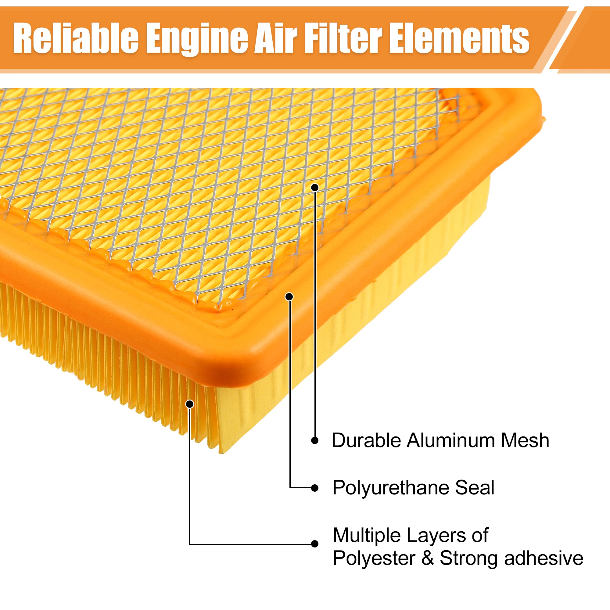 Car Diesel Engine Air Intake Filters Parts 23335811 for GMC Chevrolet 2.4L L4 3.0L V6 2010-Auto Accessories air filters car filter