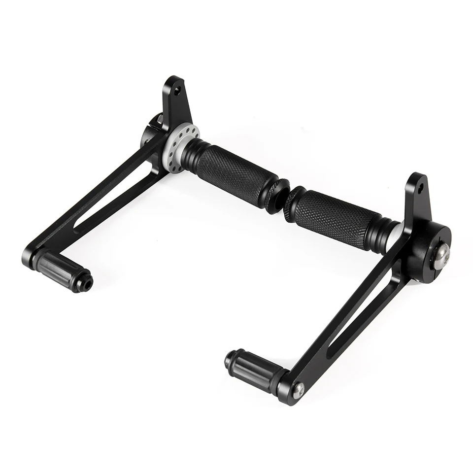 ヤマハ GT 用アクセサリー - リアセットフットレスト - GT 用高品質バイクリアフットペダル AKTIML(小さな店) CNC アルミ合金オートバイリアセットフットレスト