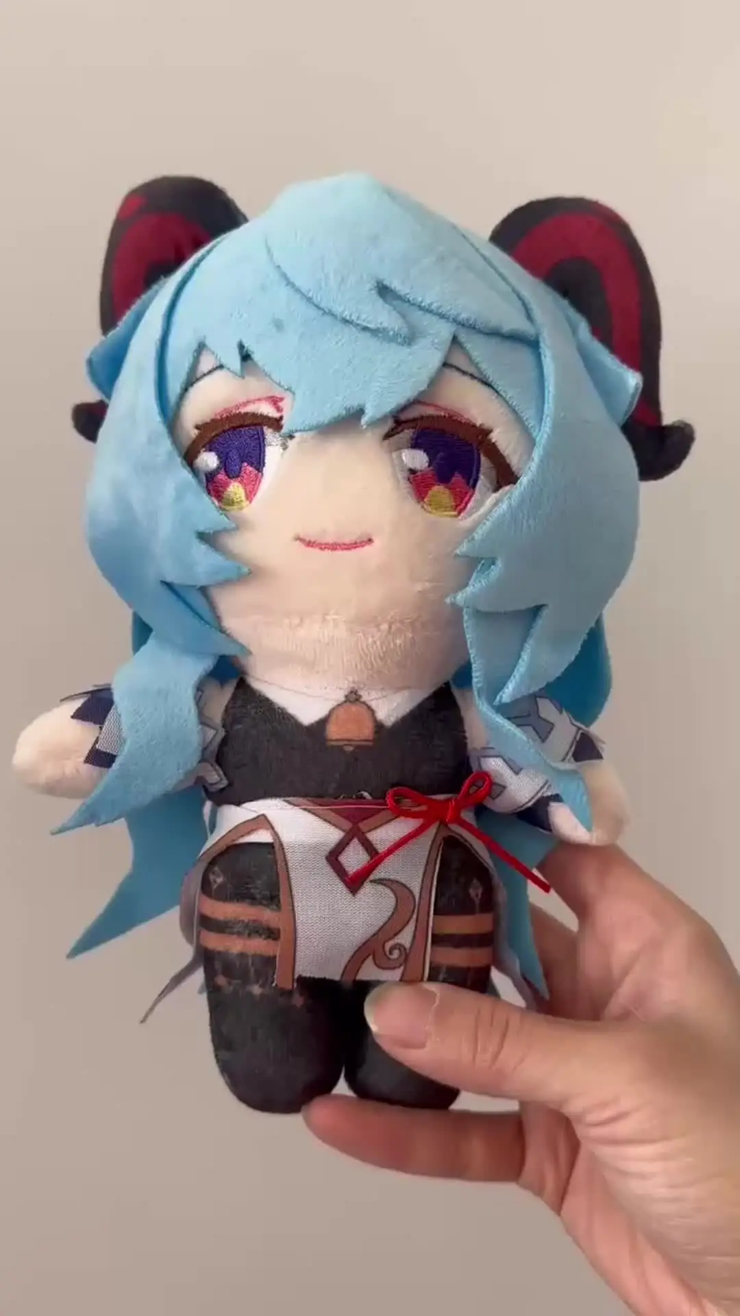 Аниме игра Genshin Impact Ganyu плюшевая кукла игрушка мягкая подушка реквизит для