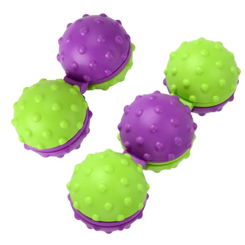 

Kids Toys Spiky Massage Ball Gravity Fingertip Gyro Siamese Ball Fingertip Sensory Fidget Toys Stress Relief Toys For Kids Adult