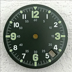 Aseptic Custom Logo Watch Dial - No logo (Dark gray - green)