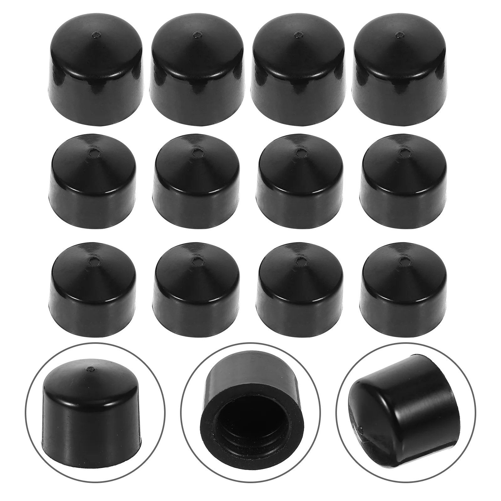 

2 Sets of Longboard Hardwares Parts Skateboard Truck Replacement Skateboarding Pivot Cups Longboard Outdoor Rebuild Set Black