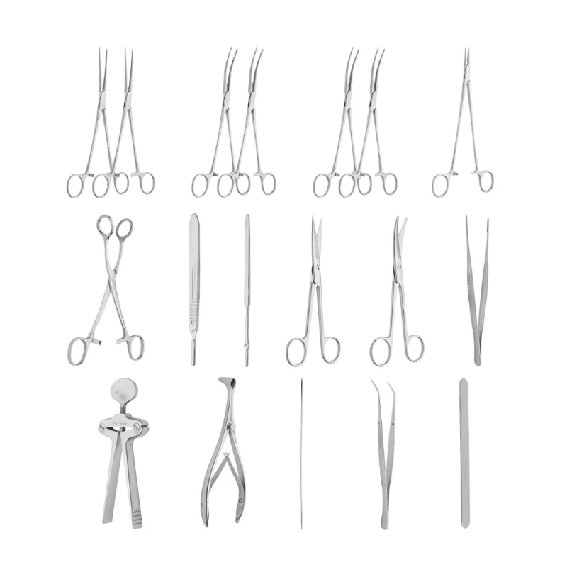 

Class I Non-active 23pcs Medical ENT Ear Nose and Throat Surgical Instruments