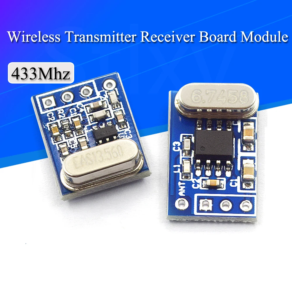 433MHZ Wireless Transmitter Receiver Board Module SYN115 SYN480R ASK ... image.