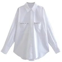 

Jenny&Dave New Spring Loose Shirt Women Tops England Style Fashion Simple Blouse Women Jewellery Casual Blusas Mujer De Moda