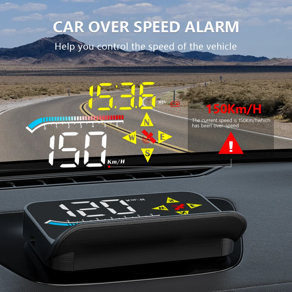 OBDHUD M17 OBD2 Hud GPS  ڵ ӵ ð   , Ʈ  ڵ    ÷
