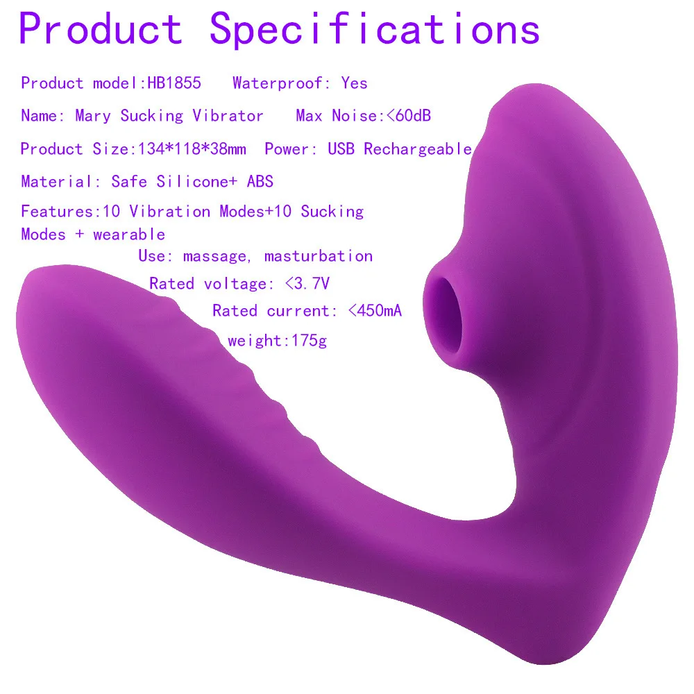 Sex Toy for Women Sex Vibrator with 10 Tongue Licking Vibrator Adult Sexy Toys for Couples Sucking Mouth Vibrator Wedding Gift image