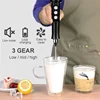 Electric Foamer Mixer Whisk Beater Stirrer 3-Speeds Coffee Milk Drink Frother USB Rechargeable Handheld Food Blender Whisk 6