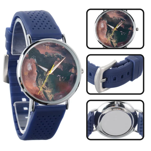 Planet Earth Wrist Watch
