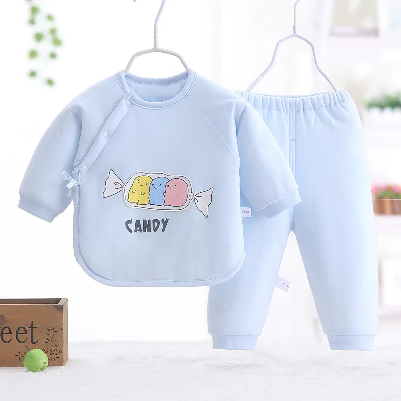 

Winter baby clothes 0-12 months 100% cotton top and bottom 5 days shipping cute pattern baby clothes baby set