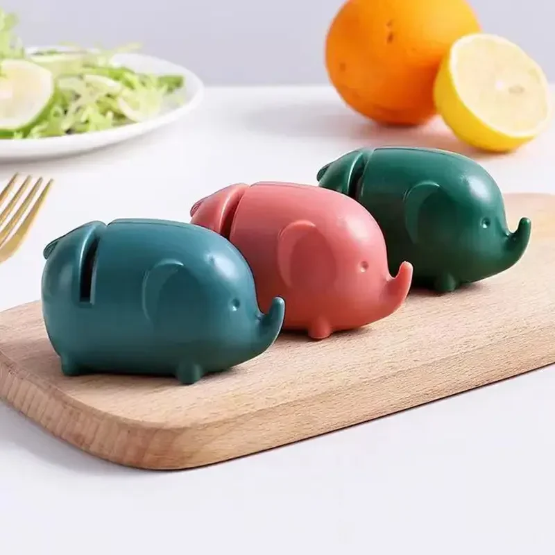 Mini Elephant Kitchen Knife Sharpener - Convenient, Fast, and Easy to Use Sharpener for Dull Knives,Home Kitchen Essentials