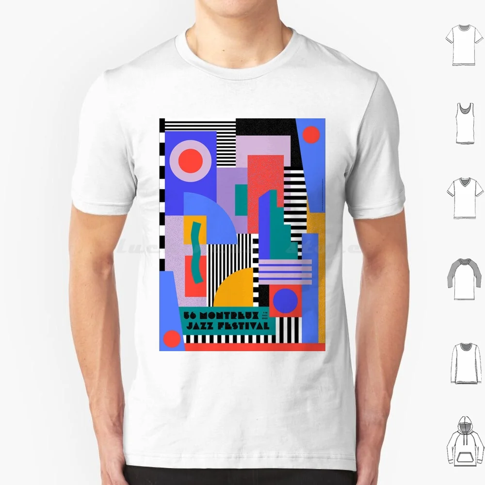 

Montreux Jazz Festival 2022 Print T Shirt 6Xl Cotton Cool Tee Vintage Cool New 2021 2022 Music Jazz Trend