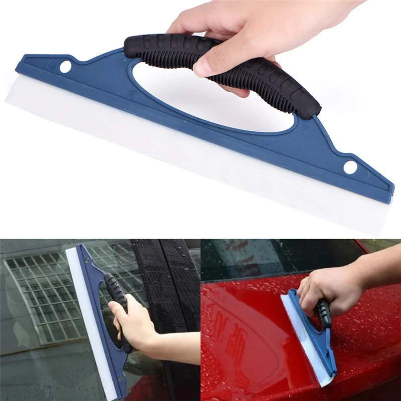 Non-Scratch Flexible Soft Silicone Handy Squeegee Car Wrap Tools Water Window Wiper Drying Blade Clean Scraping Film Scraper