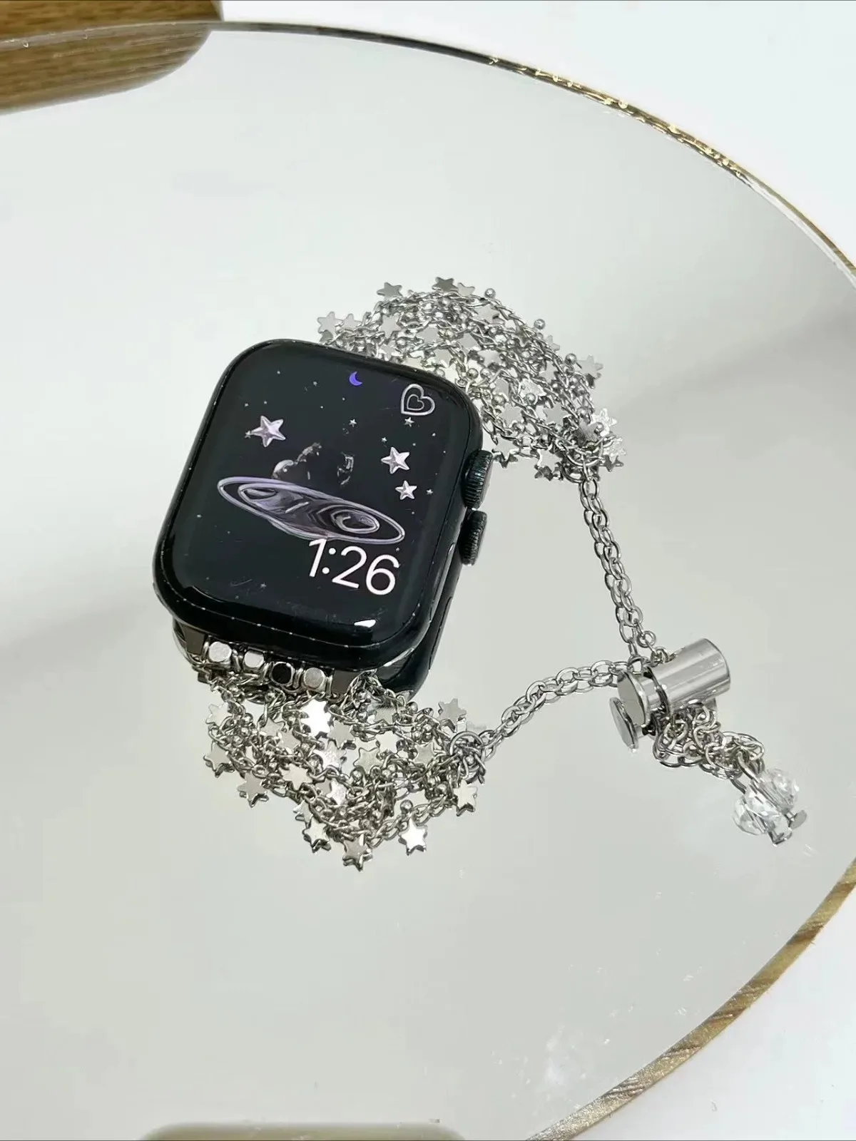 Cinturino per iWatch 42/44/45/46/49mm 38/40/41mm Cinturino per orologio in metallo alla moda per serie di orologi Ultra2 Serie 10/9/8/7/6/5/4/3/2/1_voghion.com