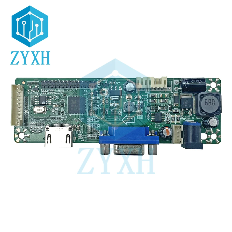 Hdmi e Vga Control Board Monitor Lcd Driver 10.127 Suporte de Tela 800*600 a 1920*1080 tf Tela