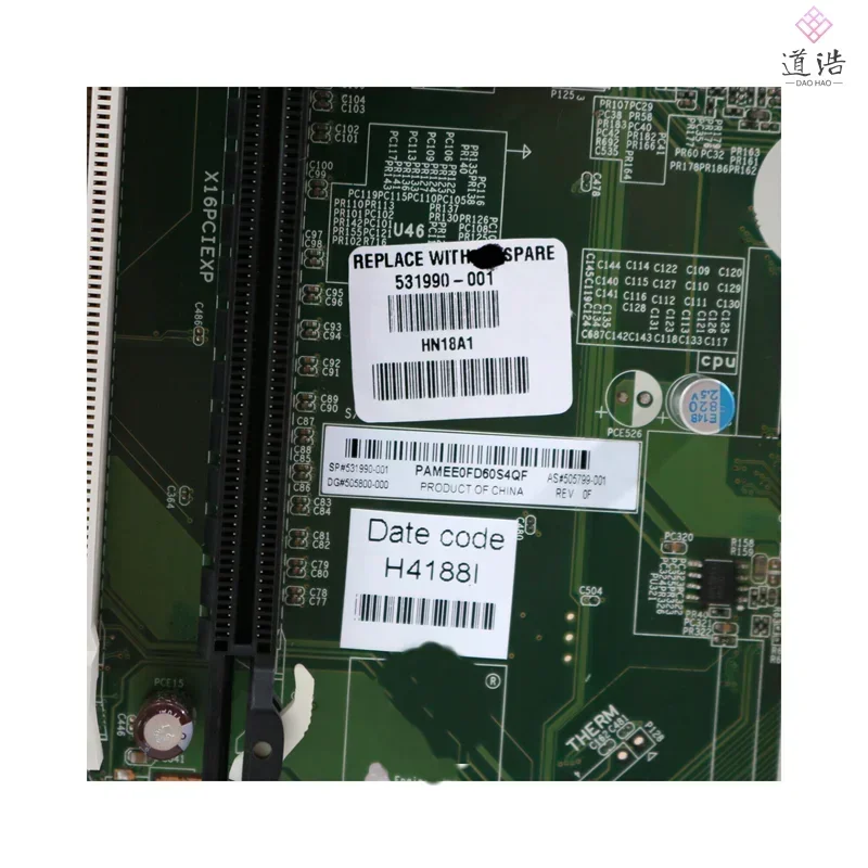 531990-001 For HP Compaq 8100 8180 CMT Motherboard 505799-001 505800-001 LGA 1156 DDR3 H61 Mainboard 5 531990-001 For HP Compaq 8100 8180 CMT Motherboard 505799-001 505800-001 LGA 1156 DDR3 H61 Mainboard - Image 3