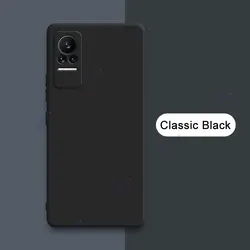 Premium Double Liner Luxury Silicone Case - Waterproof and Soft Back Cover for Xiaomi Civi 5G (Classic Black)