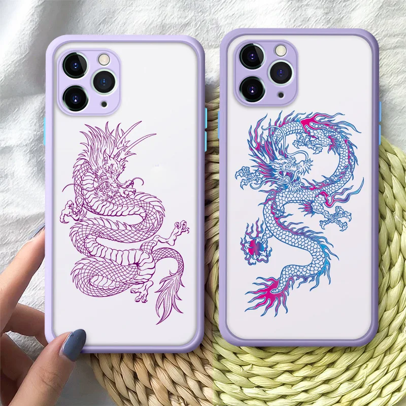 Dragon Design Fashion Phone Case - Stylish Hard PC Back Cover