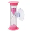 24TD 2Minute Hourglasses Timer With Suction Cup Shower Tooth Brushing Timer 5