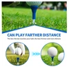 Caiton 5pc 85mm/3.34in Adjustable Plastic Golf Tees, 22mm/0.87in Range, Soft Rubber Head, Durable & Lightweight for Stable Shots 4