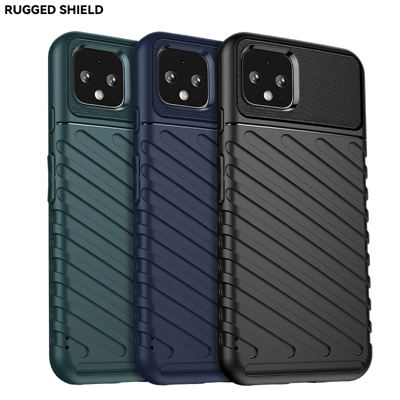 Cover Custodia In Silicone Antiurto Per Google Pixel 4A 5 G/Pixel 5/5Xl