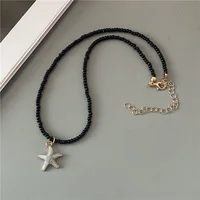 Spring Summer Necklace for Women Girl Cute Romantic Starfish Short Neck Jewelry Party Wedding Necklace Wholesale - Image 6