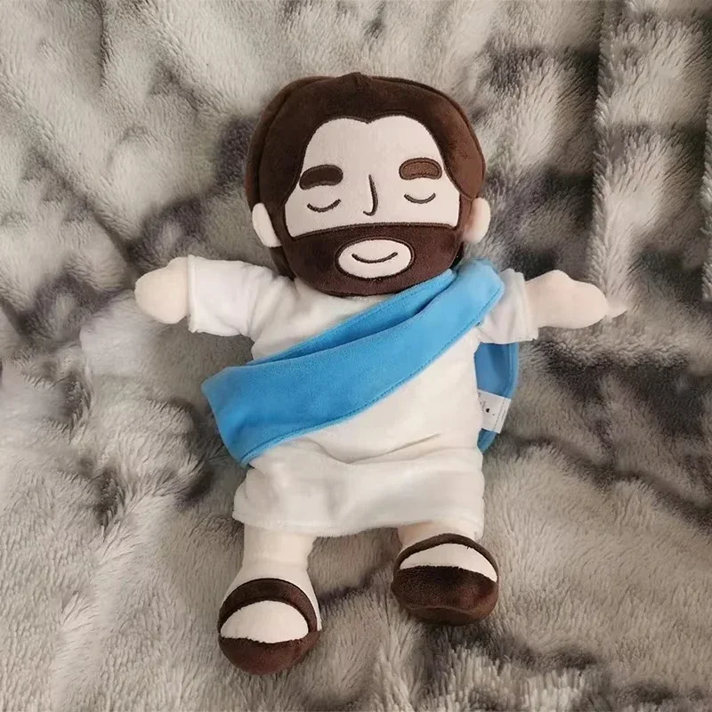 Bambino Gesù in peluche che respira