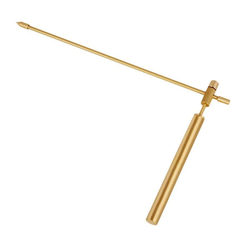 2Pcs Copper Dragon Seeking Dowsing Rod Outdoor Energy Water Witching Adjustable Detector Measuring Detachable Tool 5