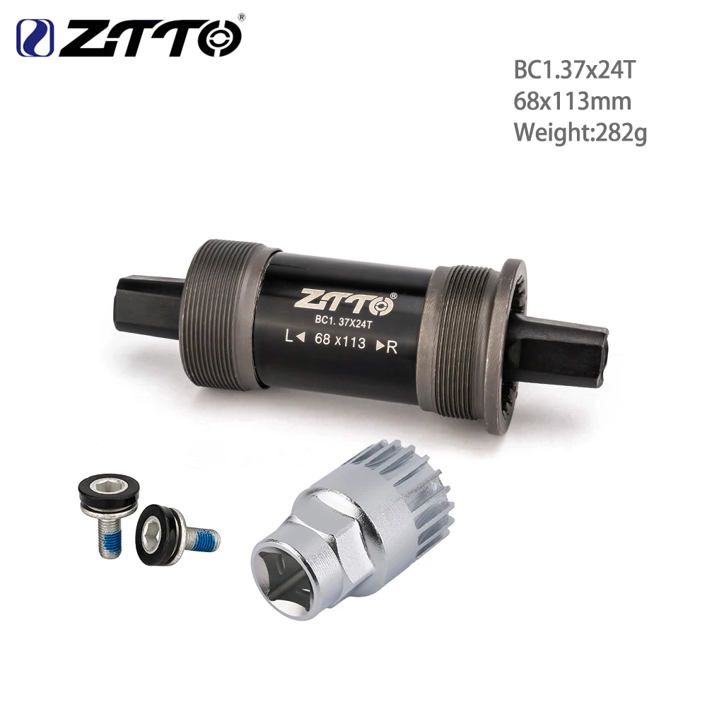 Bicycle Bottom Bracket ZTTO BSA 68x103mm 107mm 110.5mm 113mm 116mm Square Tapered Threaded for Axis Quare Hole Square Crankset