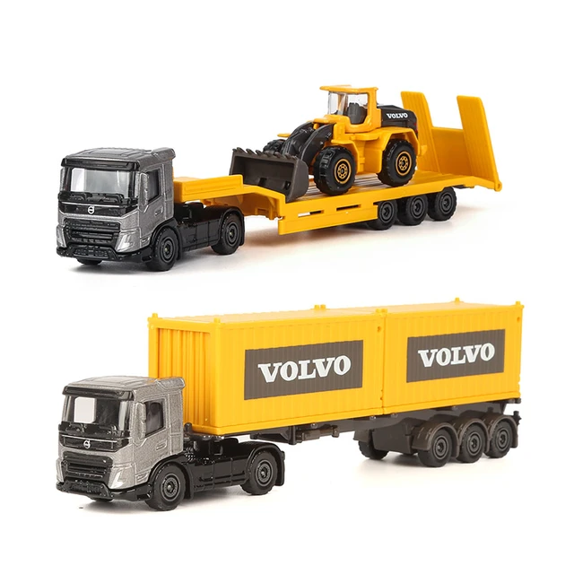 Miniatura Caminhão Articulado Volvo Hauler A60H - Construção - 8,0cm -  Majorette