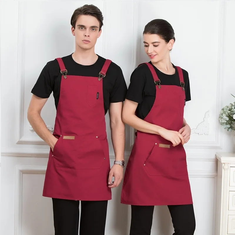 Supermarket Work Apron Apron Advertising Printing Milk Tea Shop Fruit Shop