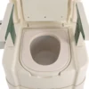 Durable Portable Bedside Commode with 440.92 lbs Capacity, Non-Slip Feet, Sensor Light for Safety, Easy-to-Use Inner Bucket, 4