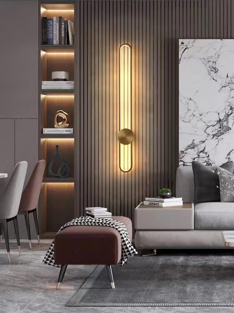 

Luxury Living Room LED Wall Lamp Wall Decoration Household Appliances Bedroom Bedside Background Hall Corridor Staircase Gold Bl