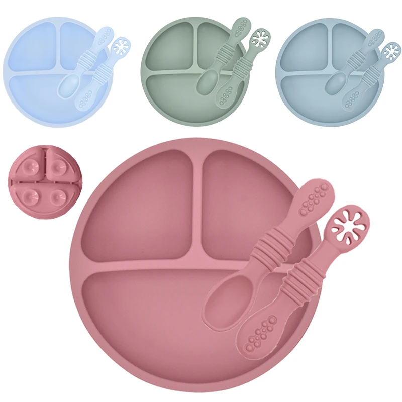 Baby Silicone Suction Plate Set 1