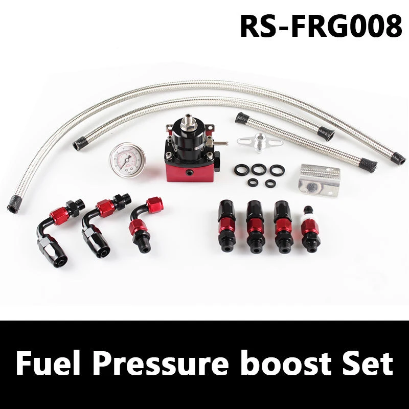 

Even Energy 6An adjustable fuel pressure regulator EFI bypass return 30-70psi black and red
