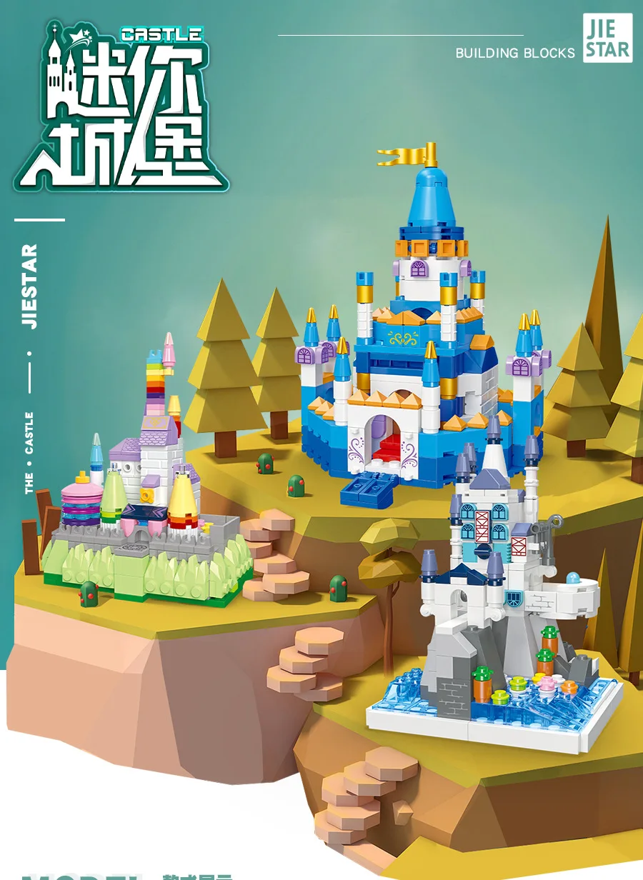 JIESTAR 37603 Mini Castle: Linhai Castle