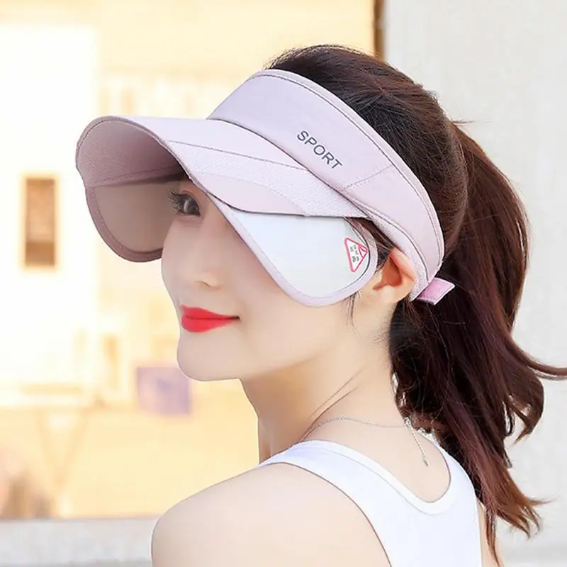 tennis caps Sun Visor Hat Ladies Cycling Outdoor Protective Hat