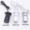 DC12V RGB LED Spotlight Room Decor Adjustable Luminous Colour Mini Ceiling Spotlight Showcase Spot 1W Black Silver White Finish 2