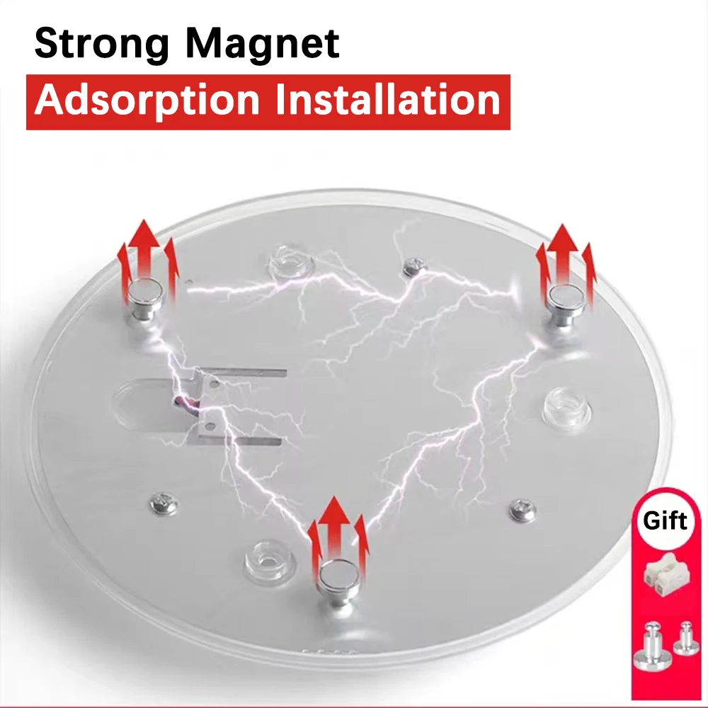 Ceiling Light LED Panel 220V-240V Round LED Module 12W-72W Energy Saving Replacement LED Retrofit Light Panel Magnetic LED Light 4