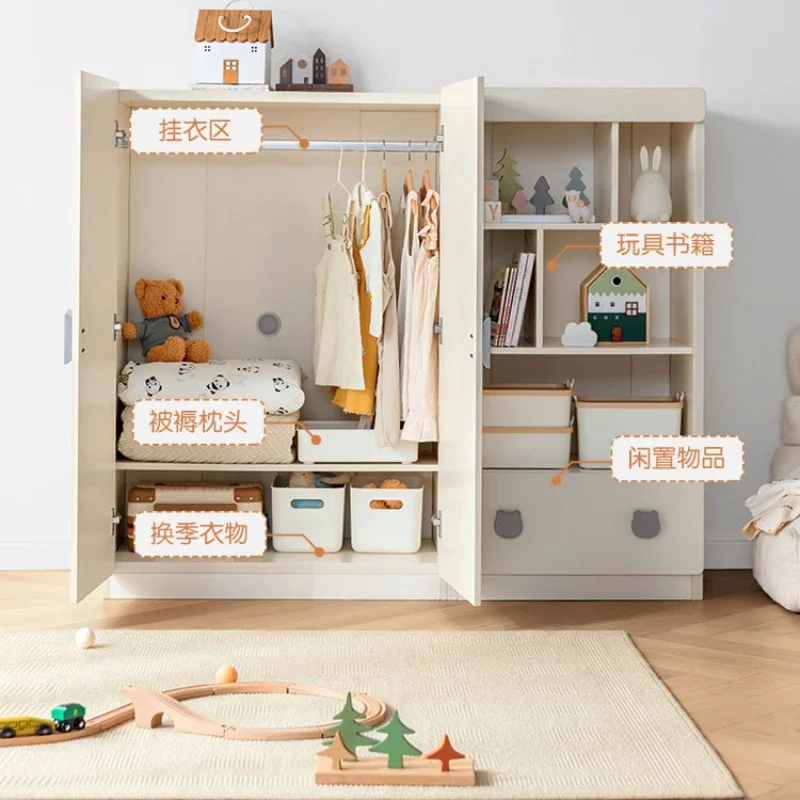 Bedroom Storage Organizer Kids Clothes Apartment Children's Wardrobes Sideboard Chest Placard Enfant Modern Furniture CY50CW