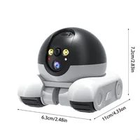 360 Degree Rotating Pet Camera with Two Way Talk Function and Night Detection Robot Cameras for Home Security 6