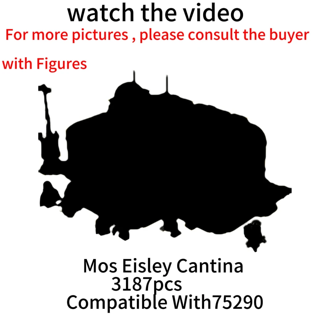 In Magazzino 2023 3187 Pezzi Mos Eisley Bistro Cantinaed 75290 The Rise Of Skywalker Building Blocks Giocattoli Per Regali Per Bambini