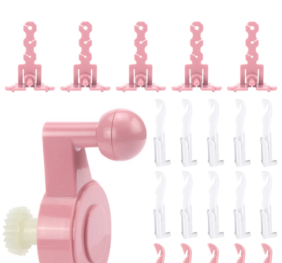 Sentro Strickmaschine Originalteile/Zubehör Ersatzkurbel/Griff, Spanner, Rot-weiße Hängenadel, Zähler – Detail 1