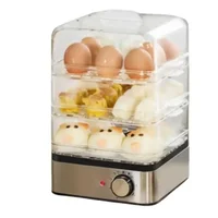220V Household Egg Cooker Automatic Power Off Egg Steamer Multifunctional Large Timed Three-layer Egg Steamer Breakfast Machine 1