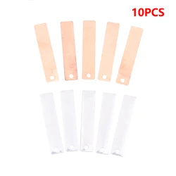 Copper - Zinc Electrode Strips for Electroplating and DIY Projects - Set of 10 Strips (10PCS)