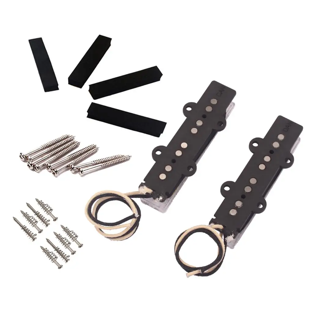 

2 шт. сменный Alnico Humbucker Одиночная катушка для 4-струнной JB